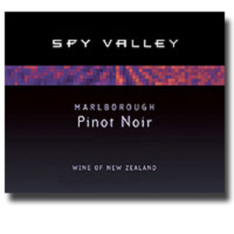 Label shot for 2003 Spy Valley Pinot Noir