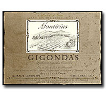 Label shot for 2004 Montirius Gigondas