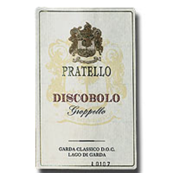 Label shot for 2006 Pratello Garda Rosso Gropello Discobolo