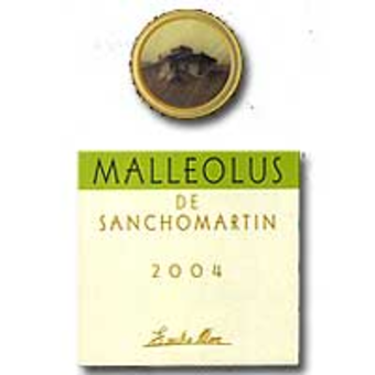 Label shot for 2004 Emilio Moro Malleolus De Sancho Martin