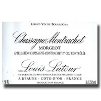 Label shot for 2005 Louis Latour Morgeots Chassagne Montrachet