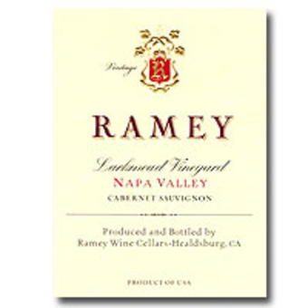 Label shot for 2005 Ramey Larkmead Cabernet Sauvignon