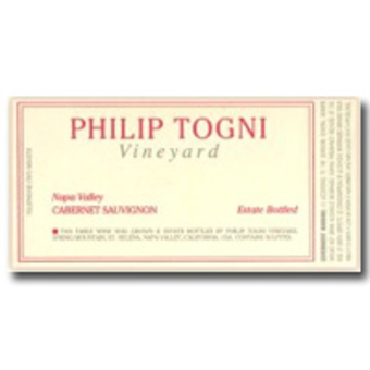 Label shot for 2003 Philip Togni Cabernet Sauvignon
