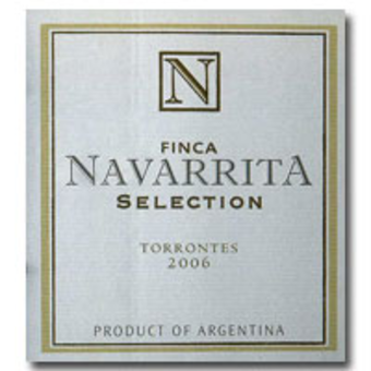 Label shot for  Navarrita Torrontes
