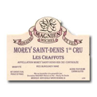 Label shot for 2003 Michael Magnien Morey St Denis Chaffot