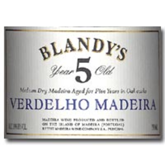 Label shot for  Blandy's 5 Year Verdelho