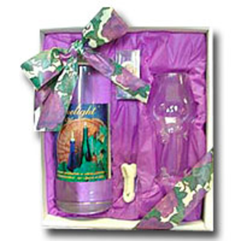 Label shot for  Wine Bottle Candle Gift Set Ea