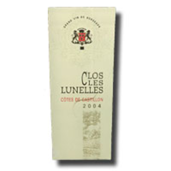 Label shot for 2004 Clos Les Lunelles