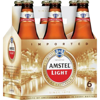 Bottle shot for  Amstel Light 12pk Bott