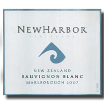 Label shot for 2007 New Harbor Sauvignon Blanc