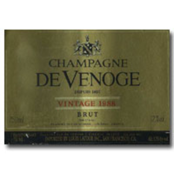Label shot for 1988 De Venoge Brut