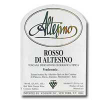Label shot for 2006 Altesino Rosso Di Altesino
