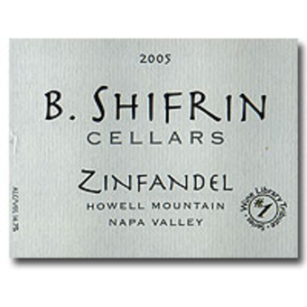 Label shot for 2005 Shifrin Howell Mt Zinfandel