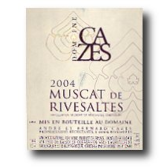Label shot for 2004 Cazes Muscat De Rivesaltes