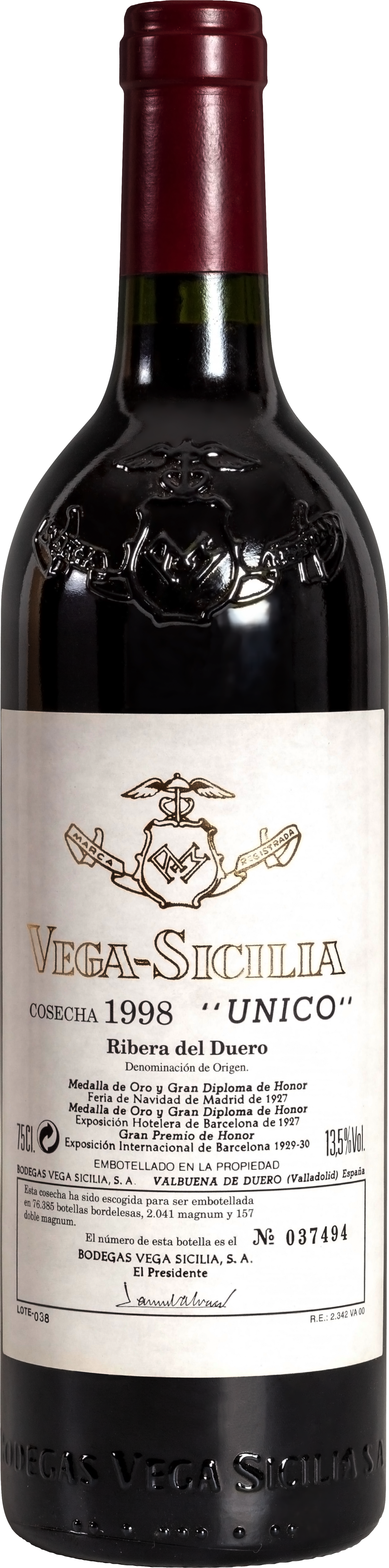 1998 Vega Sicilia Unico | Wine Library