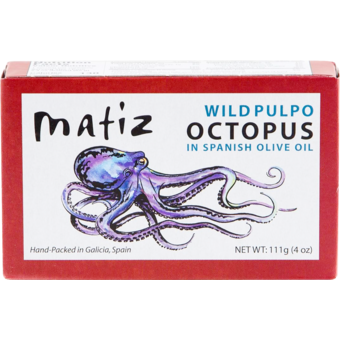 Bottle shot for  Matiz Wild Pulpo In Oil