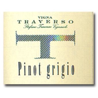 Label shot for 2007 Vigna Traverso Pinot Grigio