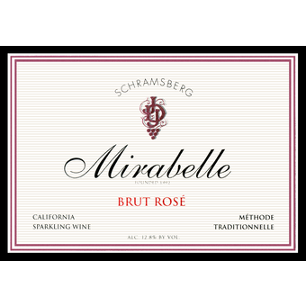 Label shot for  Mirabelle Brut Rose