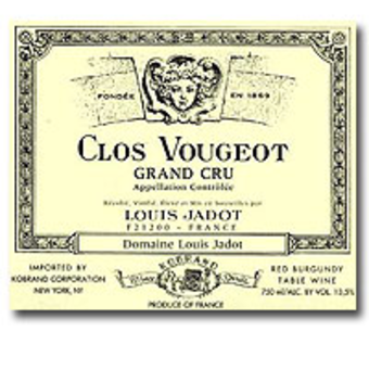 Label shot for 2006 Louis Jadot Clos Vougeot
