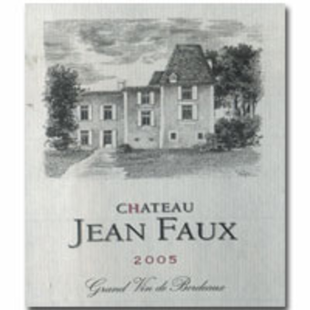 Label shot for 2005 Chateau Jean Faux