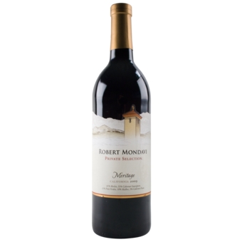 Bottle shot for 2009 Robert Mondavi Meritage Private Select