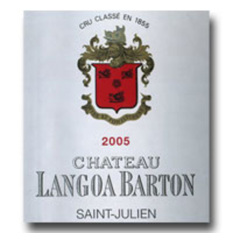 Label shot for 2005 Chateau Langoa Barton