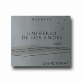 Label shot for 2007 Universo De Los Andes Chardon