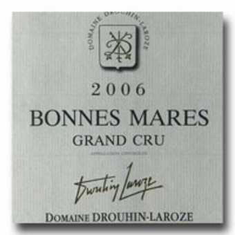 Label shot for 2006 Drouhin Laroze Bonnes Mares
