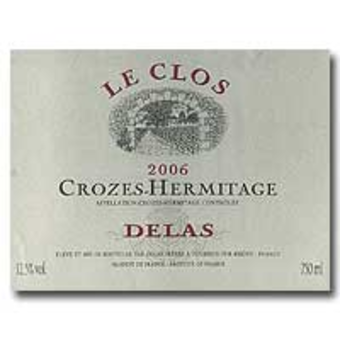 Label shot for 2006 Delas Crozes Hermitage Les Clos