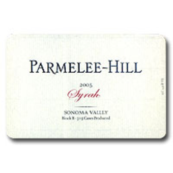 Label shot for 2005 Parmelee Hill Syrah Block B