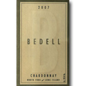 Label shot for 2007 Bedell Cellars Chardonnay