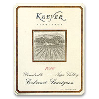 Label shot for 2006 Keever Cabernet Sauvignon