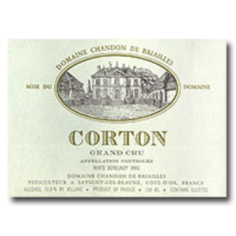 Label shot for 2006 Chandon De Briailles Corton Blanc