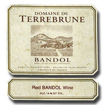 Label shot for 2005 Terrebrune Bandol Rouge