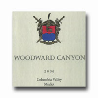 Label shot for 2006 Woodward Canyon Merlot