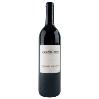 Bottle shot for 2008 Sebastiani Sonoma Cask Cabernet Sauvignon