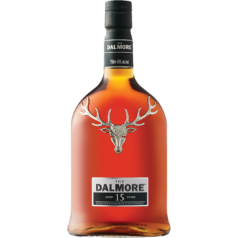 Bottle shot for  Dalmore Malt 15 Year Old Scotch Whiskey
