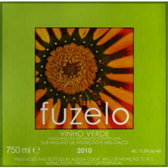 Label shot for 2010 Fuzelo Vinho Verde Moncao