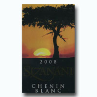 Label shot for 2008 Sizanani Chenin Blanc