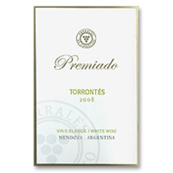 Label shot for 2008 Premiado Torrontes