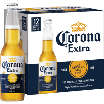 Bottle shot for  Corona Extra 12pk
