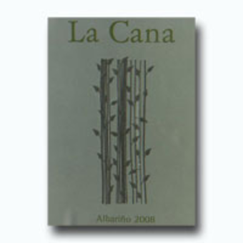 Label shot for 2008 La Cana Albarino