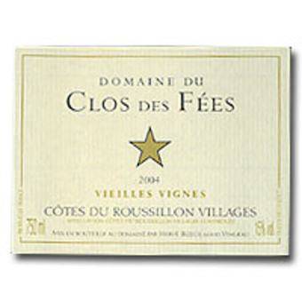 Label shot for 2004 Clos Des Fees Vieilles Vignes Cotes Du Roussillon Rouge