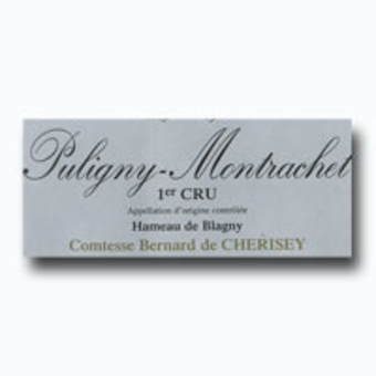 Label shot for 2005 Cherisey Hameau Blagny Puligny Montrachet