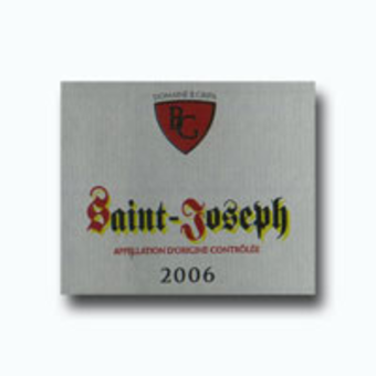 Label shot for 2006 Bernard Gripa Saint Joseph Blanc