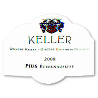 Label shot for 2008 Keller Cuvee Beerenauslese