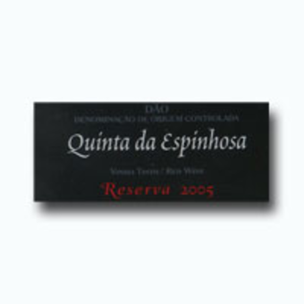 Label shot for 2005 Espinhosa Reserva