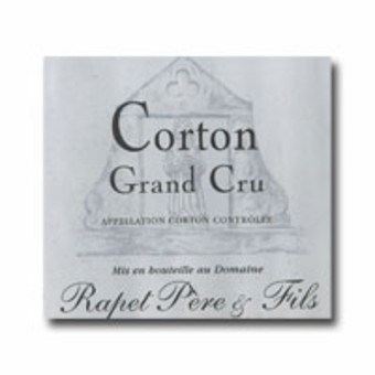 Label shot for 2006 Domaine Rapet Corton