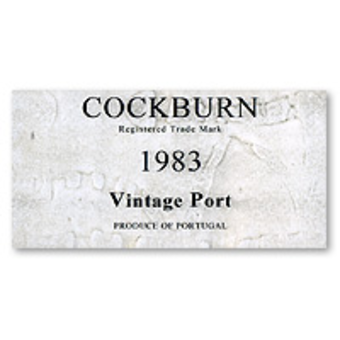 Label shot for 1983 Cockburn Port