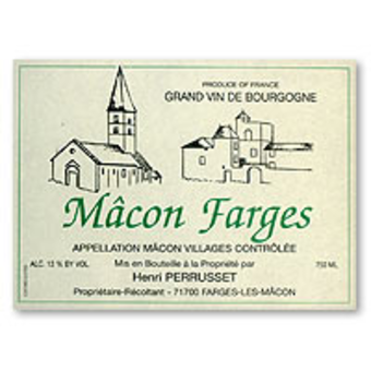 Label shot for 2007 Henri Perrusset Macon Farges